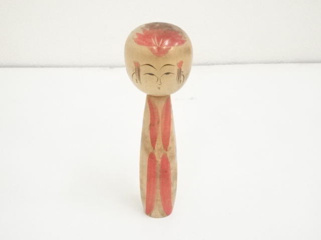 TRADITIONAL JAPANESE CRAFT / KOKESHI DOLL (15.1 cm)/ ARTISAN WORK